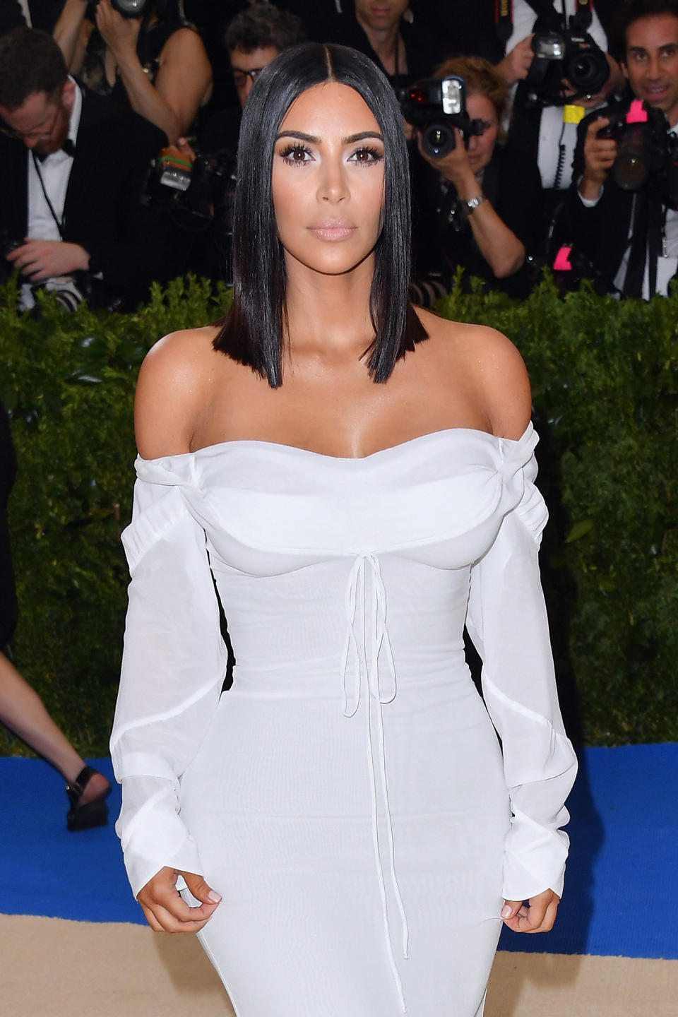 NEW YORK, NY - MAY 01:  Kim Kardashian West  attends the 'Rei Kawakubo/Comme des Garcons: Art Of The In-Between' Costume Institute Gala at Metropolitan Museum of Art on May 1, 2017 in New York City.  (Photo by George Pimentel/WireImage)