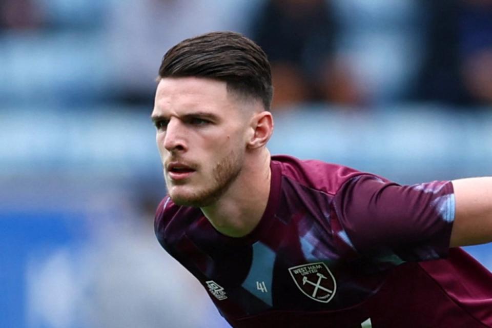 Fully focused: Declan Rice is concentrating on delivering European success for West Ham (REUTERS)