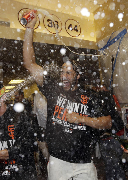 Madison Bumgarner and the Giants are in their third World Series in five years. (AP)