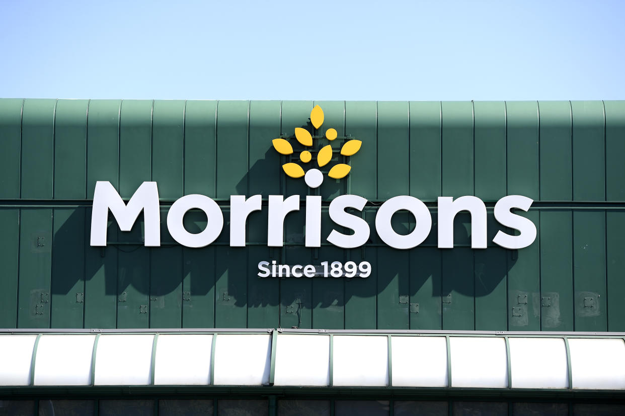 BRADFORD, ENGLAND - MAY 06: A general view of a Morrisons supermarket on May 06, 2020 in Bradford, England. The UK is continuing with quarantine measures intended to curb the spread of Covid-19, but as the infection rate is falling government officials are discussing the terms under which it would ease the lockdown. (Photo by George Wood/Getty Images)