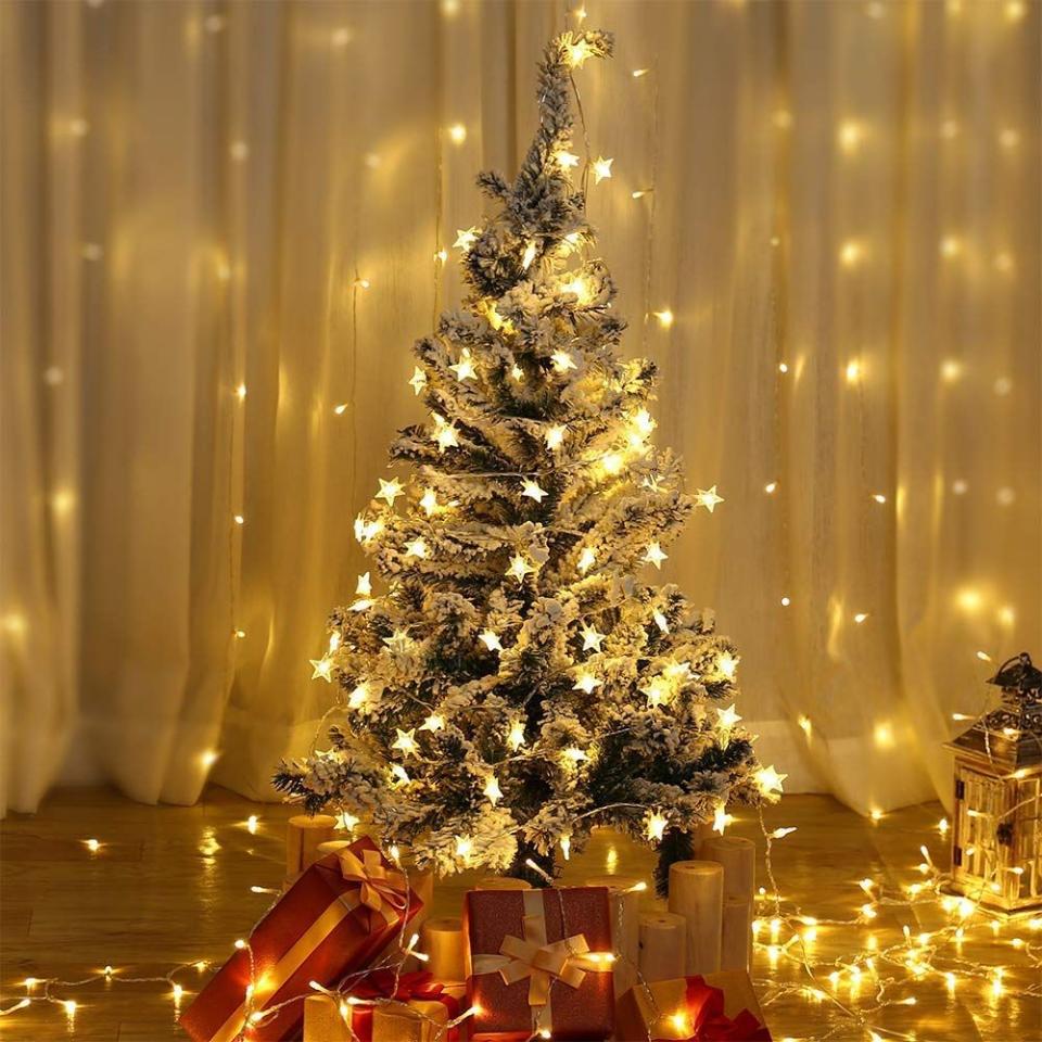 <p><strong>Segmart</strong></p><p>walmart.com</p><p><strong>$10.59</strong></p><p>Star light, star bright, these stars will brighten up Christmas night! These waterproof decorative options are 19 feet long, and offer a unique look you'll love. </p>