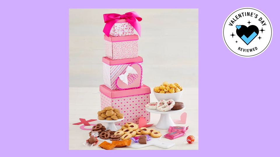 Best Valentine's Day gift baskets: Valentine's Day Tower of Love