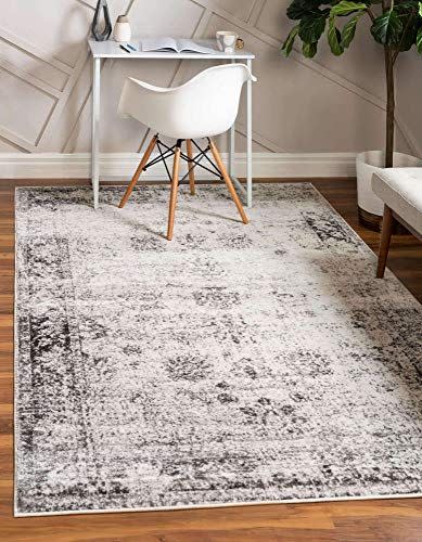 1) Vintage, French-Inspired Rug