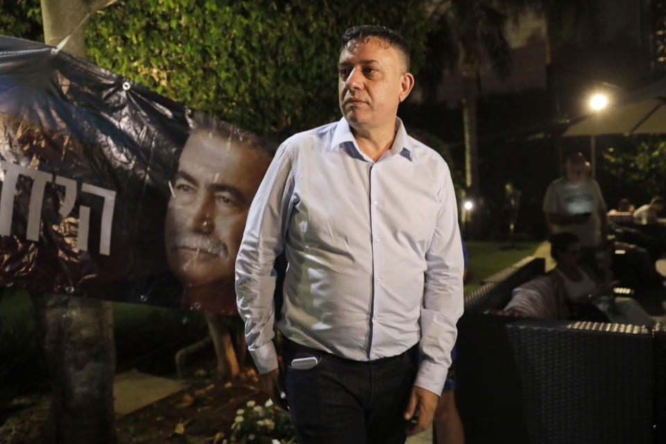 Israeli Avi Gabbay, the newly elected leader of the Israeli Labor party, in Tel Aviv, Israel, on July 10, 2017. (Photo: Tsafrir Abayov/AP)