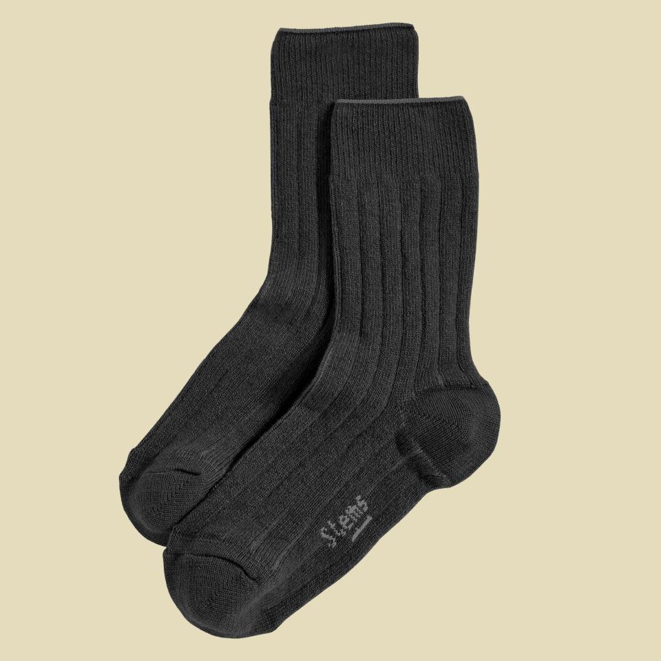 Stems Ribbed Lux Cashmere Socks