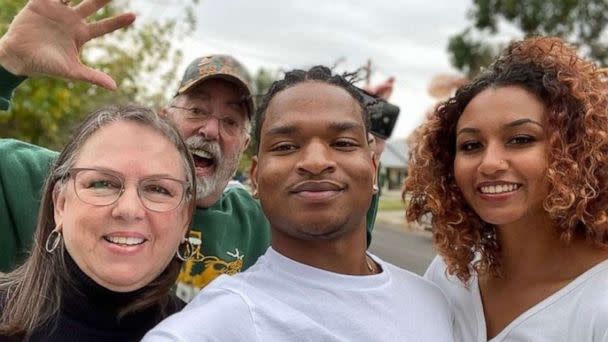 PHOTO: A viral Thanksgiving tradition began when Wanda Dench of Mesa, Arizona, now 63, thought she was texting her grandson to invite him to Thanksgiving when she actually texted Jamal Hinton, now 21. (Jamal Hinton)