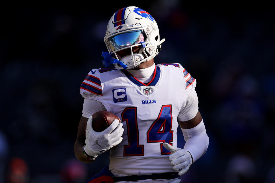 Stefon Diggs #14 of the Buffalo Bills is a fantasy star