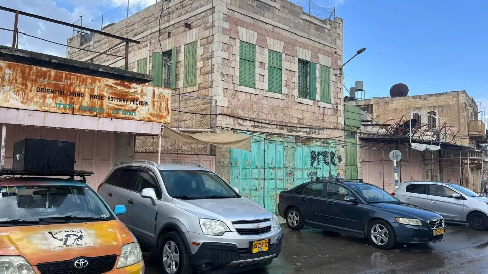 Tarik Betar's home is seen in the old city of Hebron on November 17. - Tara John/CNN