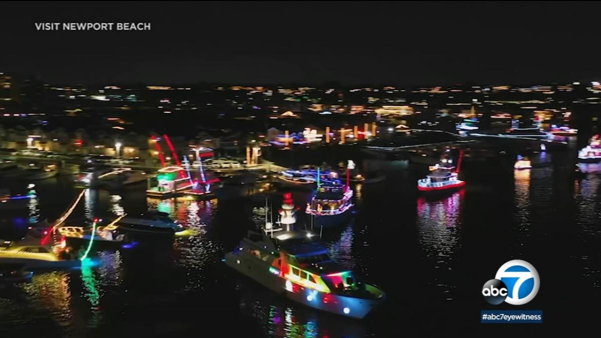 Newport Beach Christmas boat parade brings holiday cheer to harbor