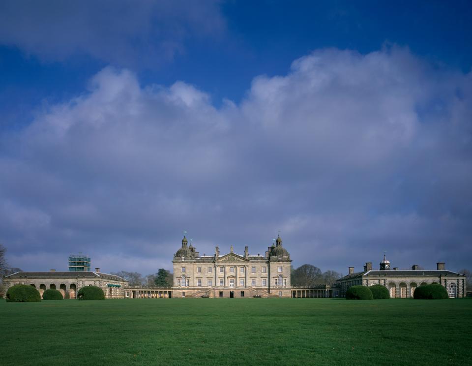 A wide view of Houghton Hall.