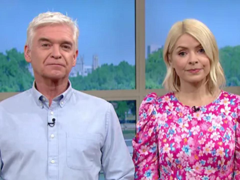 Former ‘This Morning’ hosts Phillip Schofield and Holly Willoughby (ITV)