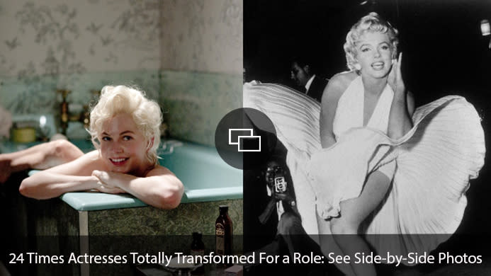 Michelle Williams, Marilyn Monroe 24 Times Actresses Totally Transformed For a Role: See Side-by-Side Photos