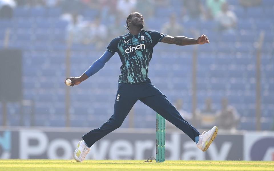 Jofra Archer is a bowler capable of reaching speeds over 93mph (Getty Images)