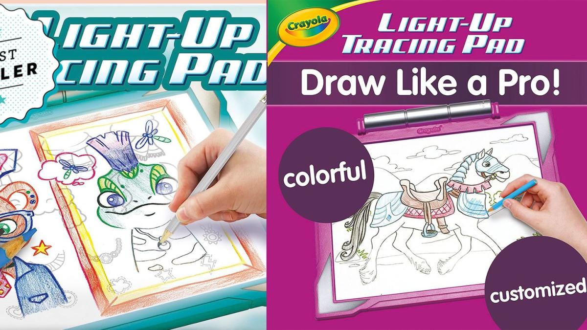 Crayola Light Up Tracing Pad - Blue, Tracing Light Box for Kids, Drawing  Pad, Holiday Toys, Gifts for Boys and Girls, Ages 6+