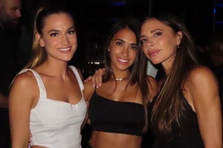 Elena Galera, Antonela Roccuzzo y Victoria Beckham inseparables en Miami