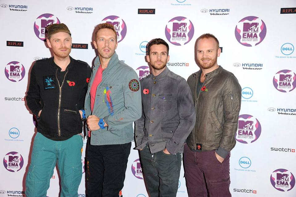 Coldplay MTV Europe Music Awards