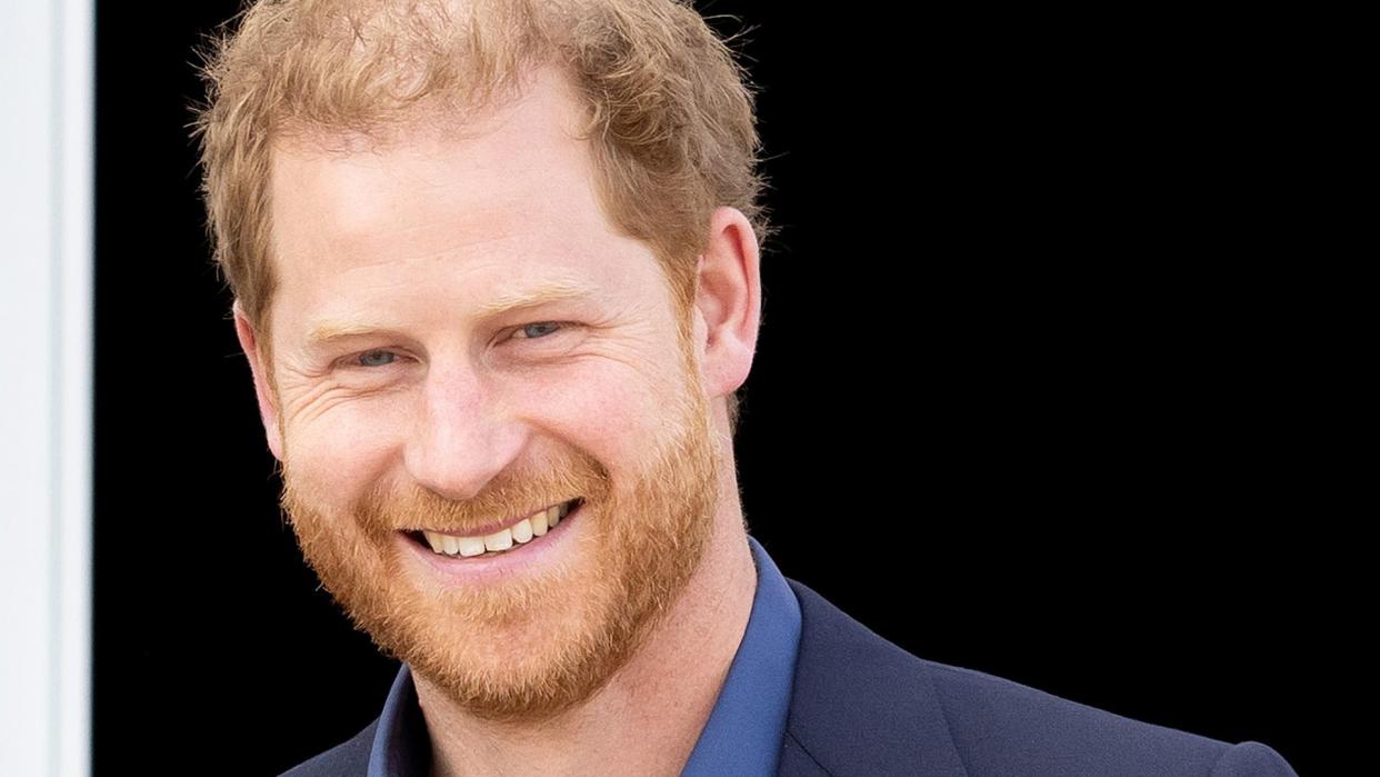 Prince Harry smiling