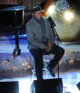 NEW YORK, NY - NOVEMBER 30: Javier Colon performs at the 2011 Rockefeller Center Christmas tree lighting on November 30, 2011 in New York City. (Photo by Jason Kempin/Getty Images)