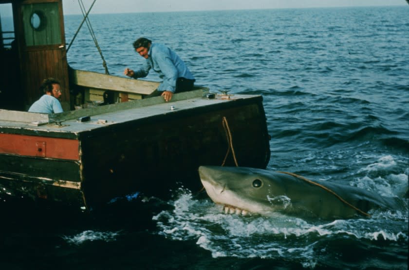 ET.0613.Jaws14.2–– Movie still from the the 30th Anniversary Editon of Jaws movie.