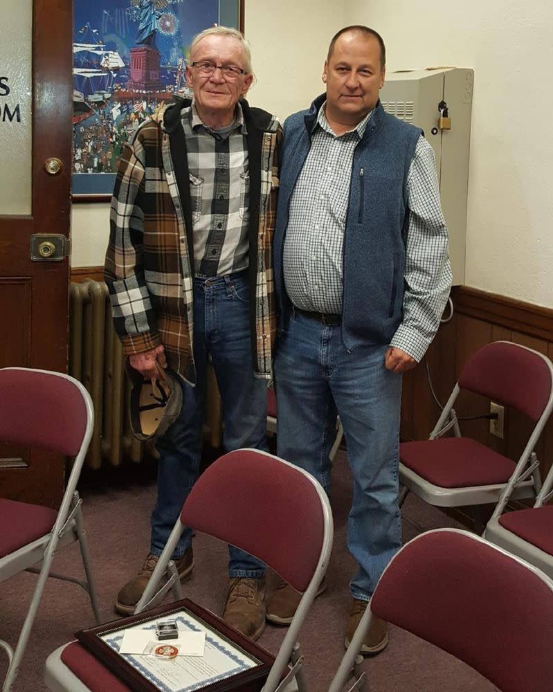 Glenwood Little, Edward Cyr (L-R) | Stafford Fire Department