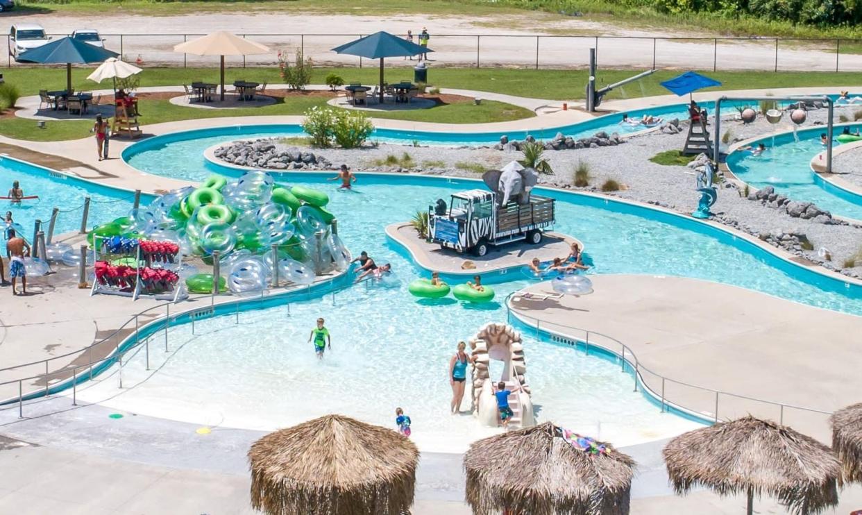 The park is located at 2602 West Vernon Avenue and has been a strong draw for people and families from all over North Carolina. The park features water slides and pools.