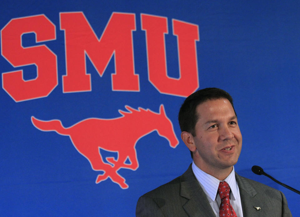 SMU athletic director Rick Hart played a big role in getting the school into the ACC. (AP)