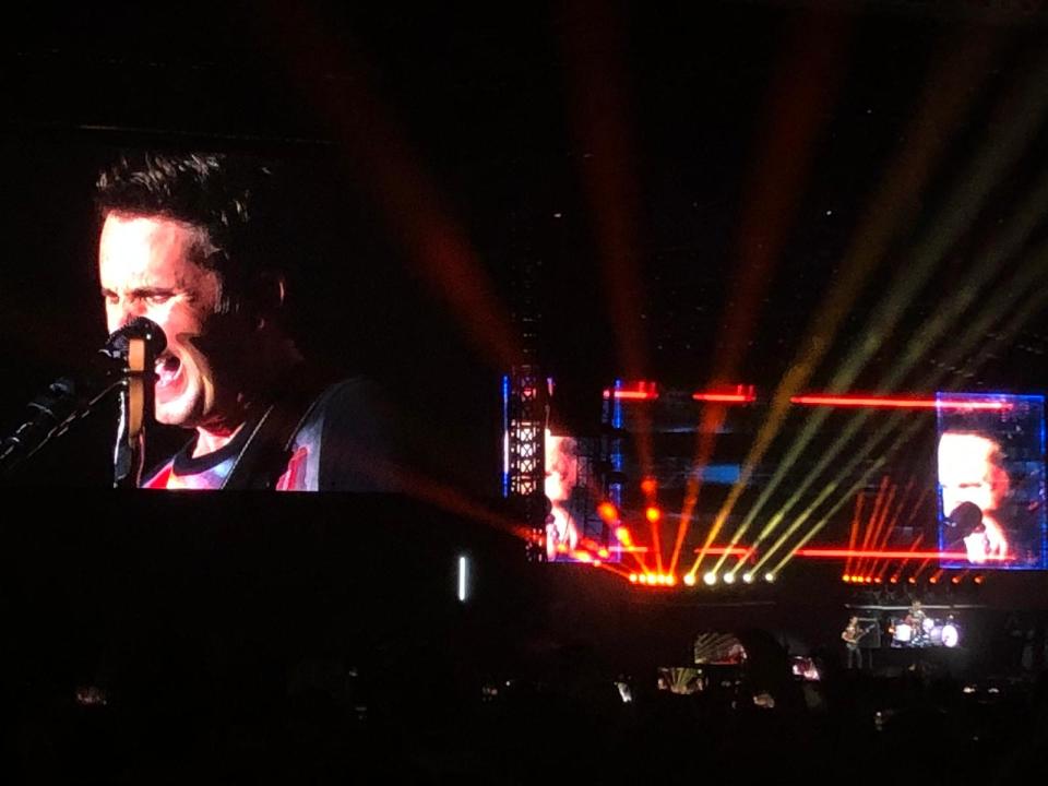 Muse performing at Padang Stage. (PHOTO: Dhany Osman/Yahoo Lifestyle Singapore)