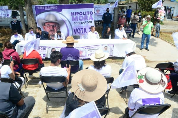 hipolito mora gobernador Michoacán PES