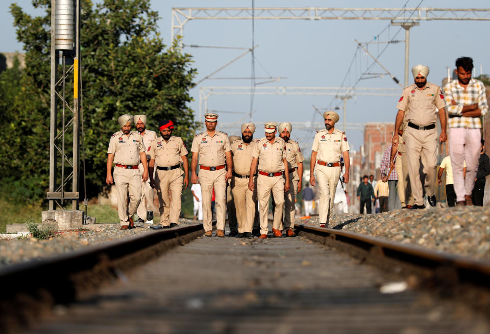 Dozens killed in train accident in Amritsar, India