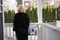 CEO of the Housing Development Fund, Joan Carty, poses for a portrait Tuesday, Dec. 29, 2020, in Stamford, Conn. With many New Yorkers moving to neighboring Connecticut during the pandemic, especially Fairfield County, it's becoming more challenging for people to find affordable homes to buy. Carty said the region's housing affordability issue is exacerbated by the influx. (AP Photo/Frank Franklin II)