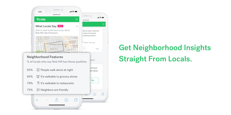 Trulia's What Locals Say feature