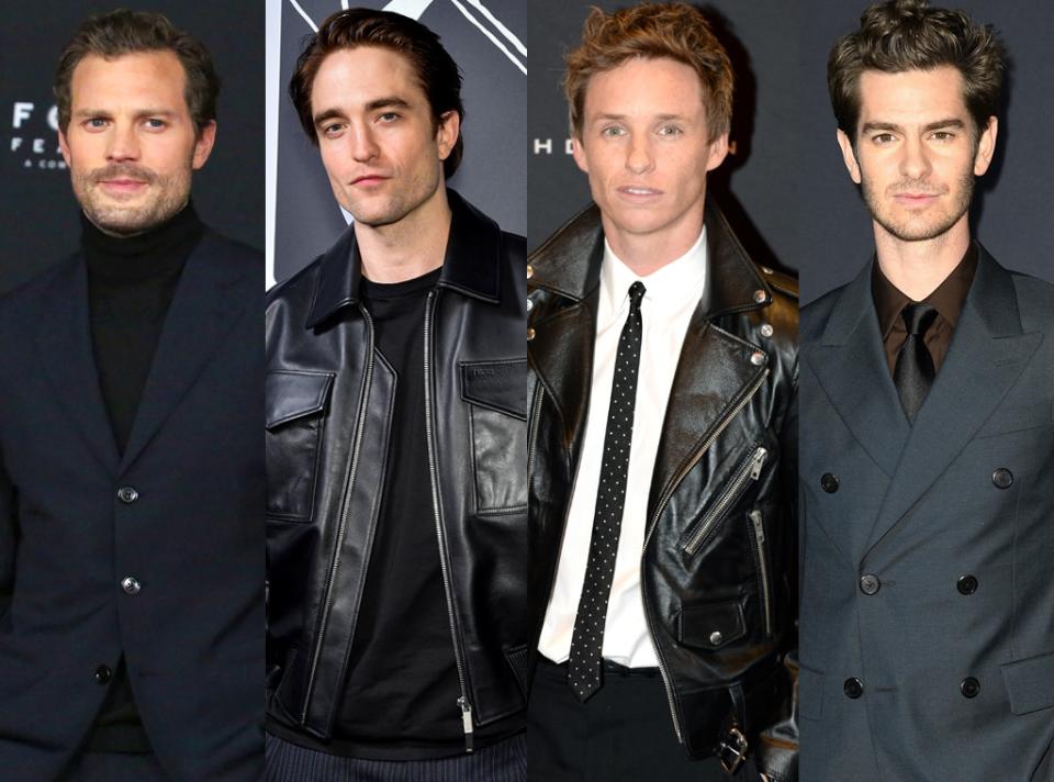 Jamie Dornan, Robert Pattinson, Eddie Redmayne, Andrew Garfield