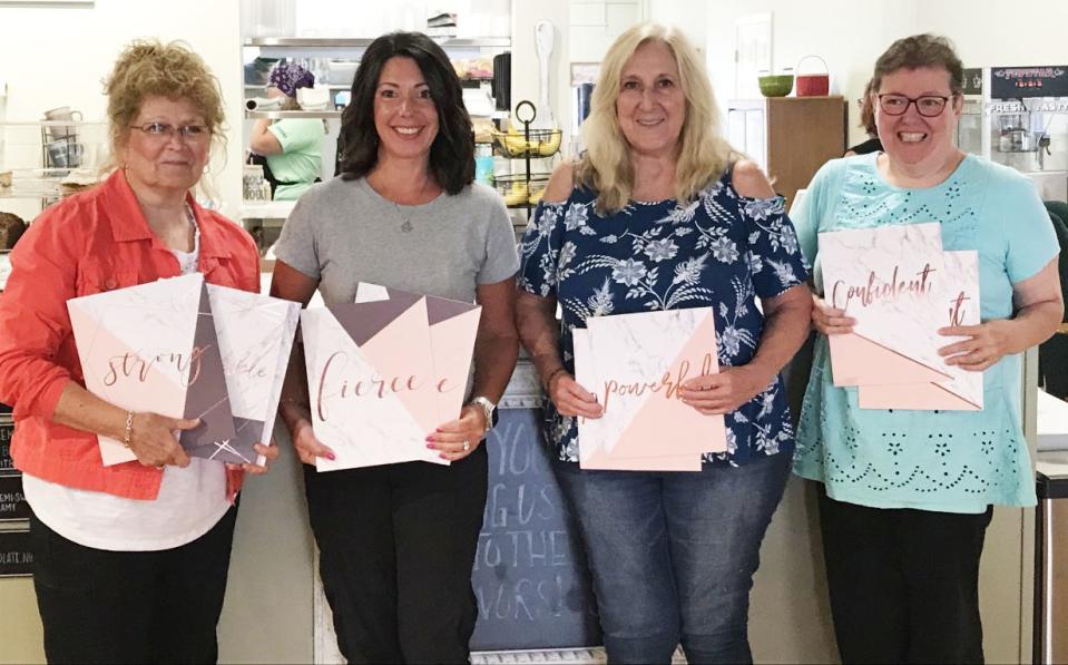 Forensic nurses Laura Kopacz, Cassie Tong, Lynda Hooley, and Lori Tipton, of Branch County Sexual Assault Services at ProMedica Coldwater Regional Hospital.