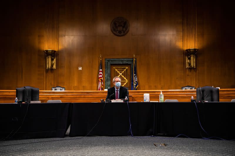 U.S. Senate Banking Committee confirmation hearing on Capitol Hill in Washington