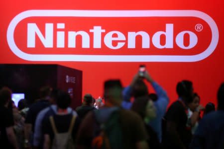 The Nintendo booth is shown at the E3 2017 Electronic Entertainment Expo in Los Angeles, California, U.S. June 13, 2017.  REUTERS/ Mike Blake