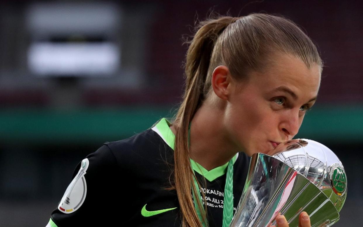 Arsenal’s new signing Noelle Maritz - signed on Friday from Wolfsburg - Women’s Champions League abolishes cup-tied players in change to regulations - GETTY IMAGES