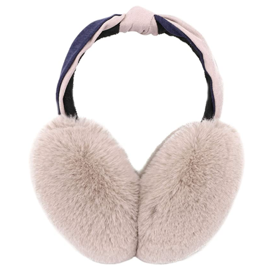 1) Winter Soft Faux-Fur Earmuffs