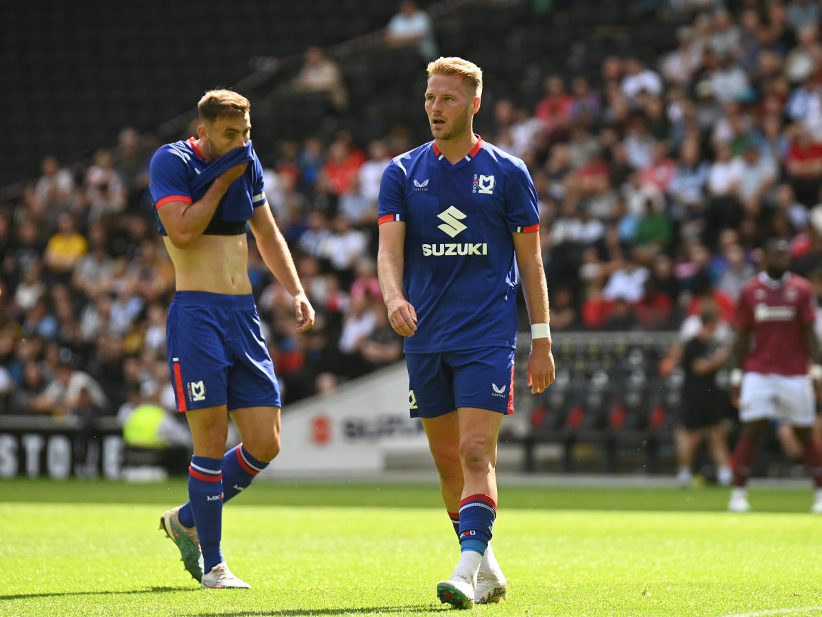 Players put through their paces in MK Dons' pre-season session