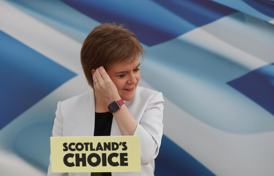 Nicola Sturgeon succeeded Alex Salmond as First Minister and SNP leader in 2014 (Russell Cheyne/PA)