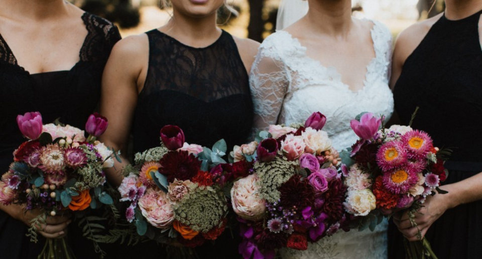 There is hot debate over whether it's appropriate to wear black to a wedding. Photo: Bulb Creative