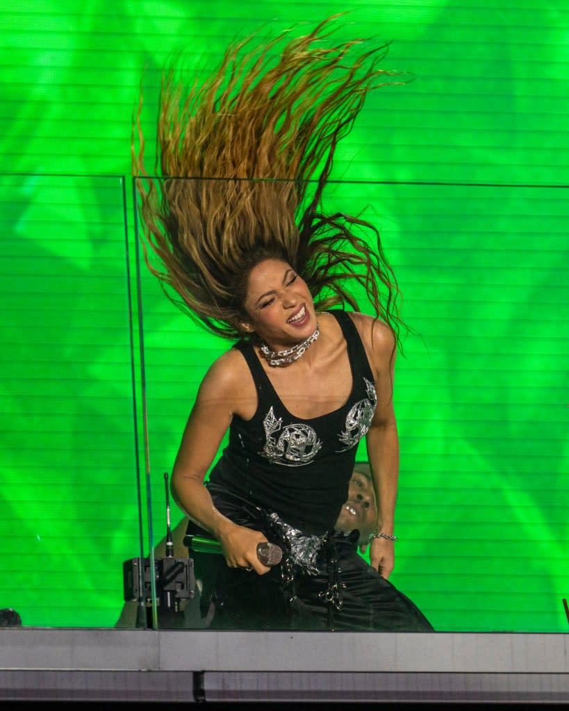 Shakira said she was “overwhelmed” with the rave reception to her new album. Getty Images