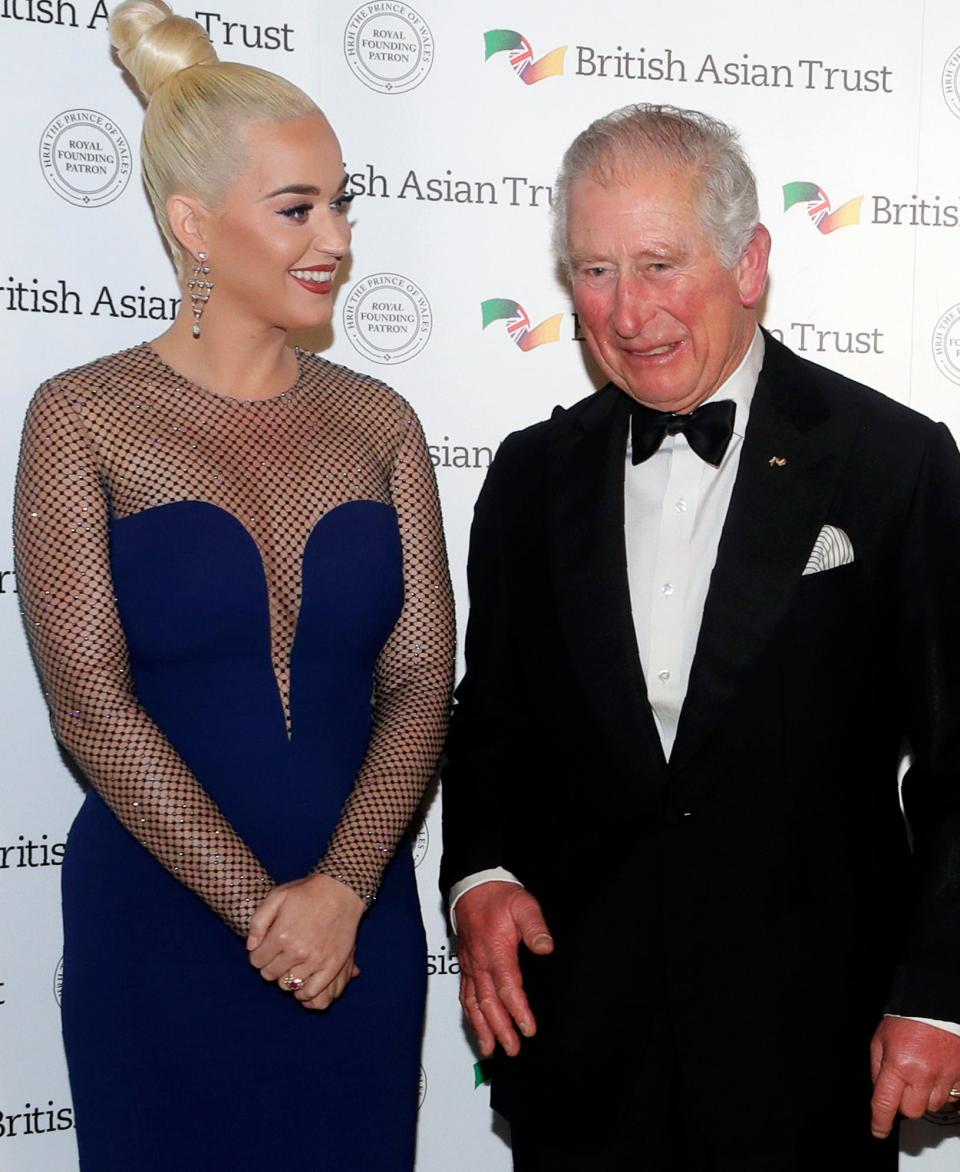 Katy Perry and King Charles both work with the British Asian Trust charity.