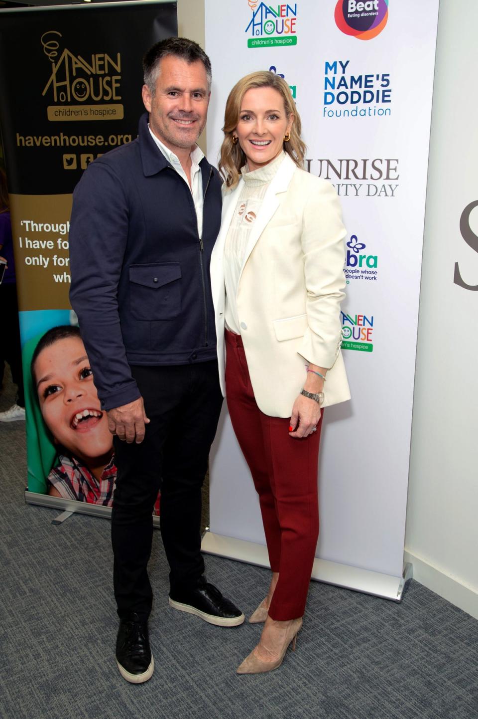 Gabby Logan revealed she told her husband Kenny she was going to leave him during a menopause ‘meltdown’ (Getty Images for BGC Partners)