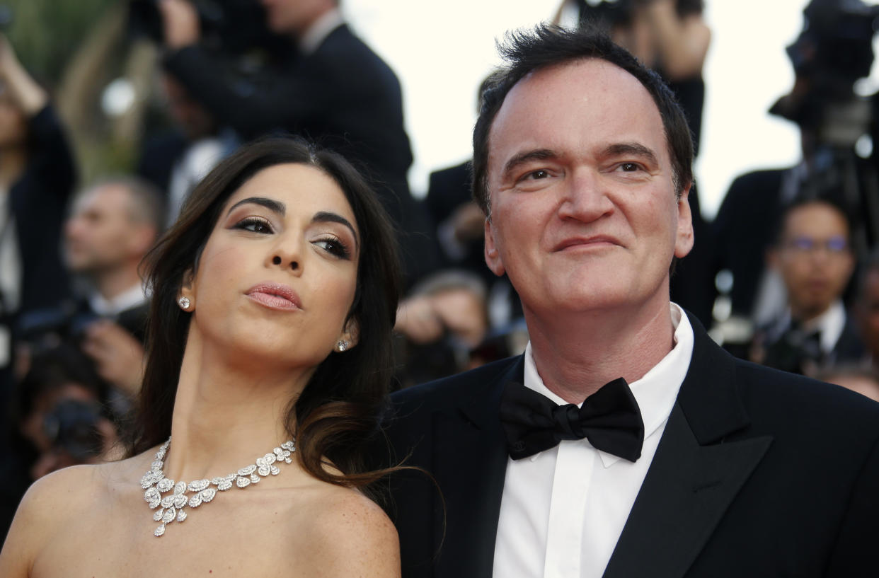 Quentin Tarantino and wife Daniella Pick welcomed son Leo in 2020. (Photo: REUTERS/Regis Duvignau)