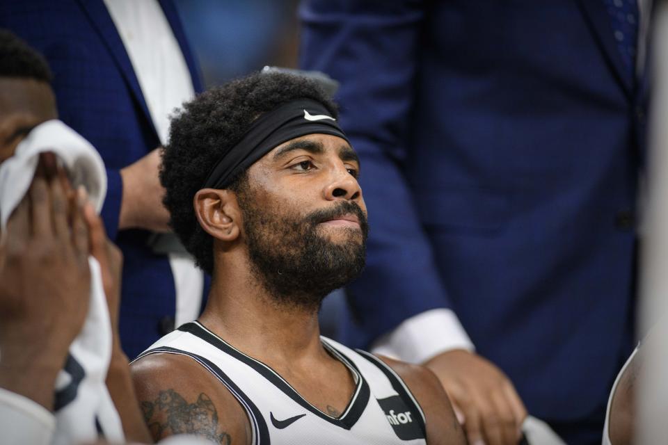 The Nets are off to a disappointing start to the Kyrie Irving era. (Reuters)