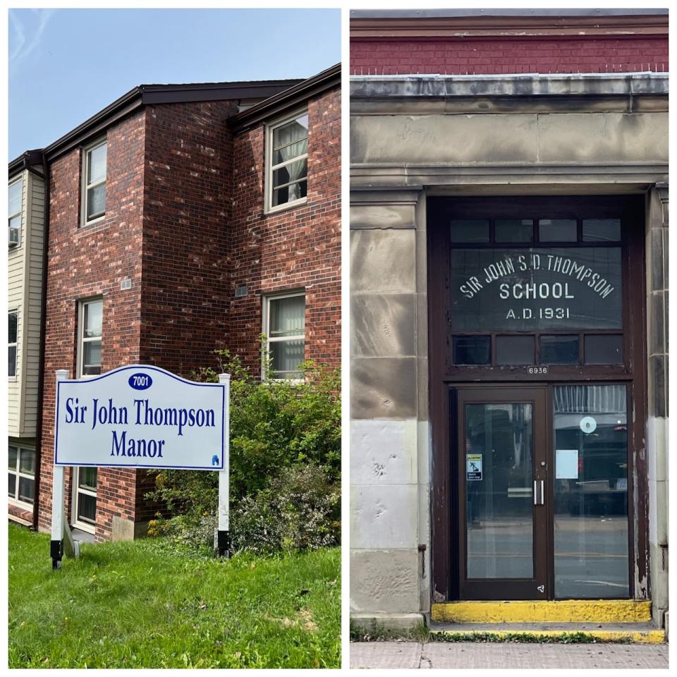 Today Sir John Thompson Manor senior complex on Leppert St. in Halifax is one of the few sites named after him. The complex  incorporates the former Sir John S. D. Thompson school building.