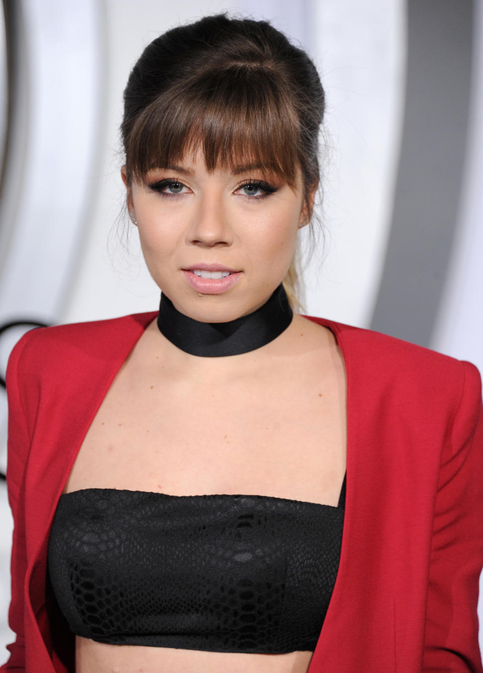ctress Jennette McCurdy arrives at the premiere of Columbia Pictures' "Passengers" at Regency Village Theatre on December 14, 2016