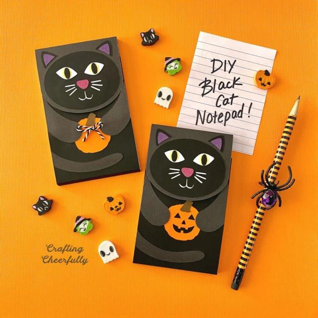 Puffy Paint Black Cat Kid Craft - The Resourceful Mama
