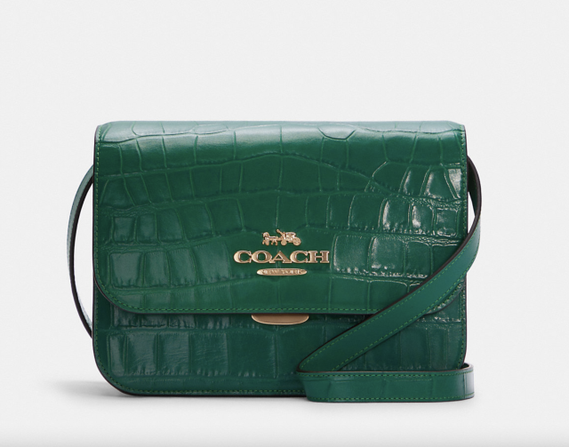 Coach Embossed Croc Hayden Crossbody