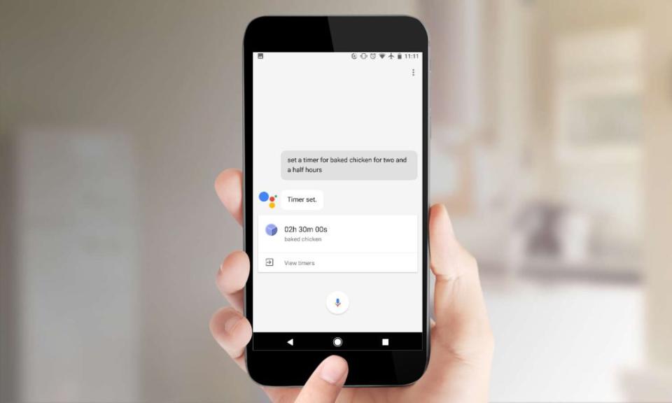 best Google Assistant commands: set a kitchen timer